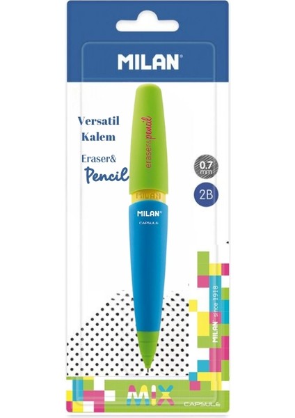 Capsule Serisi Versatil Kalem Silgili - (0.7mm)