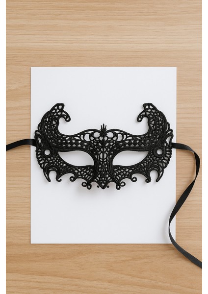 Dantel Siyah Maskeli Baloya Uygun Şık Dantel Göz Maskesi Kadın Yetişkin Parti Aksesuarı Model 12 fiyatları