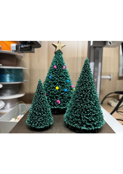 Yılbaşı Temalı 3’lü Çam Ağaçları fiyatları