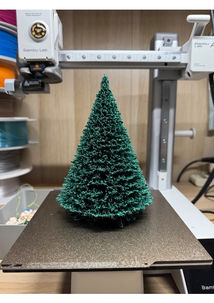 Yılbaşı Temalı 3’lü Çam Ağaçları