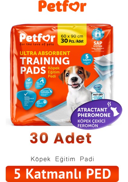 Köpek Eğitim Pedi 60X90 30 Adet
