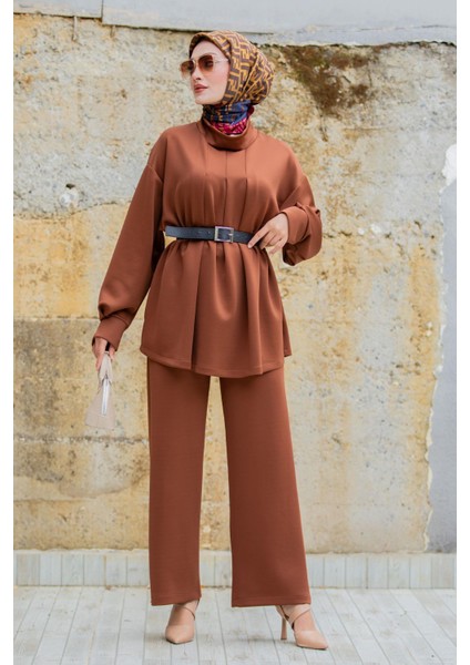 Sims Kemerli Pufy Dalgıç Takım-Kahve