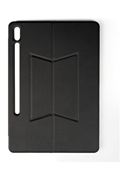 Bluetooth Klavyeli Kılıf 12.4" Samsung Galaxy Tab S7 Fe-S7 Plus-S8 Plus Uyumlu Siyah indirimleri