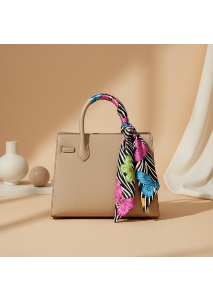Zebra & Kelebek Desenli Bandana Fular fiyatları