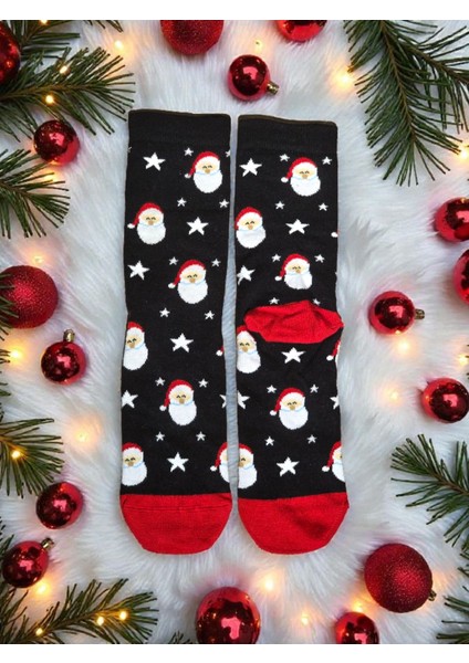 - Yılbaşı Temalı Unisex Çorap – Desenli Özel Tasarım (Hediye Paketli) modelleri