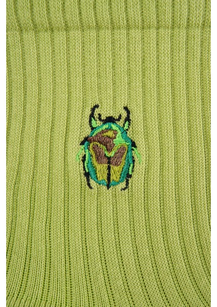 Beetle Havlu Çorap - Yeşil modelleri