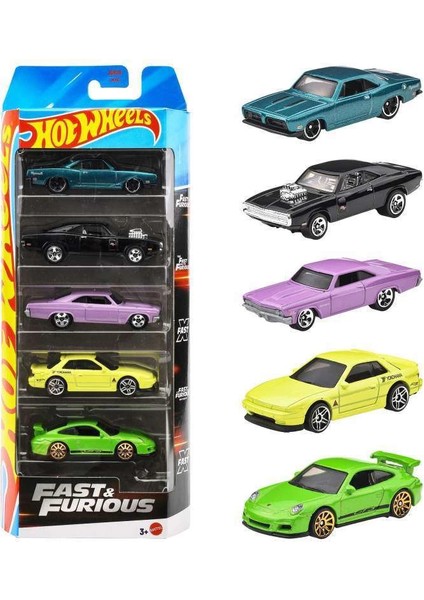 Fast And Furious 5'li Araba Seti JDR19