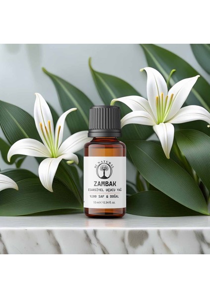 Zambak (Lilyum) Esansiyel Uçucu Yağ %100 Saf & Doğal 10 ml
