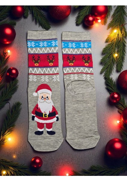 - Yılbaşı Temalı Unisex Çorap – Desenli Özel Tasarım (Hediye Paketli) modelleri