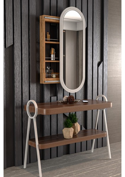 Çok Amaçlı Aynalı Takı Dolabı Mdf Kapak modelleri