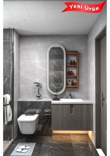 Çok Amaçlı Aynalı Takı Dolabı Mdf Kapak fırsatları