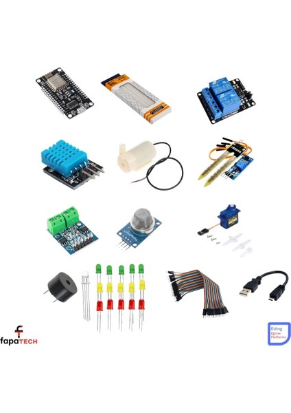 Nodemcu Iot Proje Geliştirme Seti - Ide ile Programlanabilir - E Pdf Içerikli
