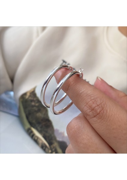 Gümüş Halka Küpe indirimleri