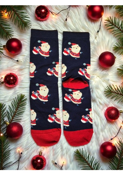 - Yılbaşı Temalı Unisex Çorap – Desenli Özel Tasarım (Hediye Paketli) modelleri