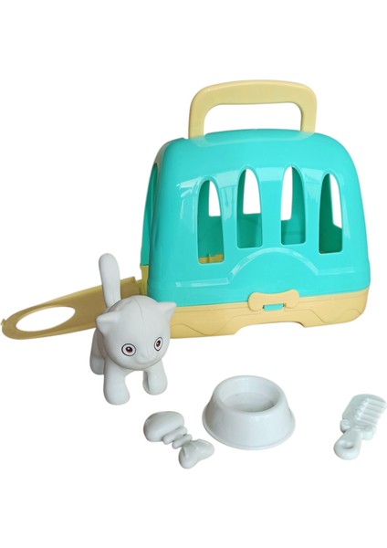 Oyuncak Aksesuarlı Kedi Kulübesi – 20X20 cm Kulübe ve 8 cm Figürlü Eğlenceli Oyun Seti fiyatları