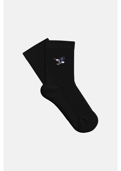 Kartal Havlu Çorap - Siyah