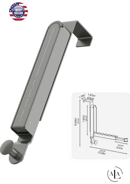 Amerikan Kapı Arkası Askılık Organizer Askılık ve Mutfak Banyo Kapı Arkası Askılık