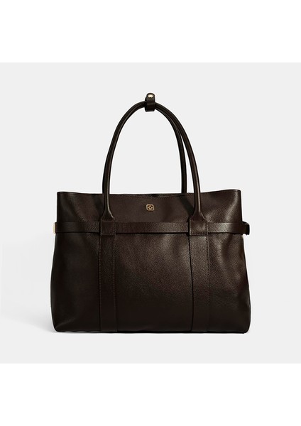 Kadın Kahve Cüzdan Aksesuarlı Deri Omuz Çantası fiyatları