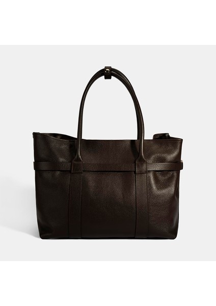 Kadın Kahve Cüzdan Aksesuarlı Deri Omuz Çantası fırsatları