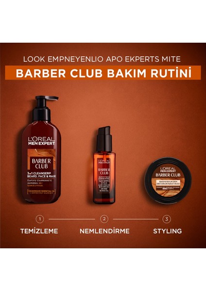 Barber Club Sakal ve Saç Şekillendirici Krem 75 ml – Medium Hold fırsatları