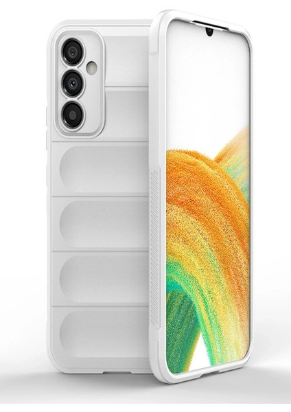 MYT09 Samsung Galaxy A05S Kılıf Optimum Silikon - Krem