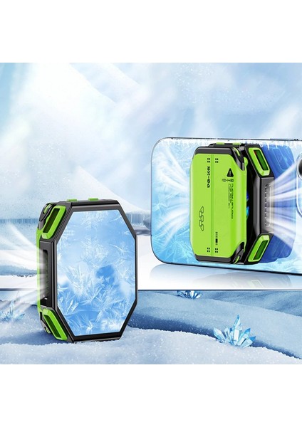 MYT09 X111 Rgb Radyatör Telefon Soğutucu Fan - Siyah