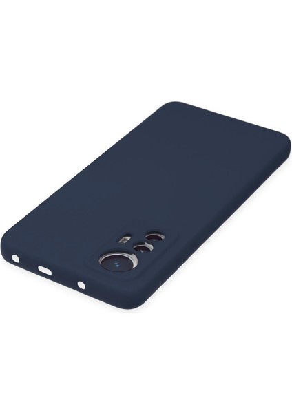 MYT09 Xiaomi Mi 12 Lite Kılıf Nano Içi Kadife Silikon - Lacivert fırsatları
