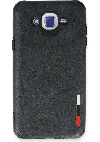 MYT09 Samsung Galaxy J7 Kılıf Loop Deri Silikon - Lacivert