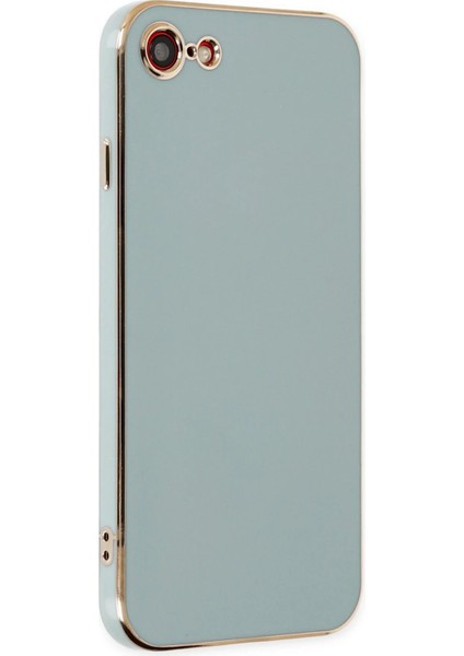 MYT09 iPhone 7 Kılıf Volet Silikon - Açık Yeşil