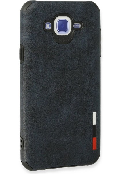 MYT09 Samsung Galaxy J7 Kılıf Loop Deri Silikon - Lacivert modelleri