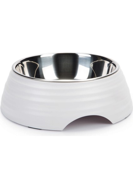 Mtxdpn Beeztees Köpek Mama Su Kabı, Paslanmaz Çelik, 22CM