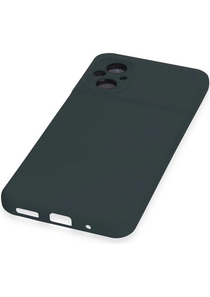 MYT09 Xiaomi Poco M5 Kılıf Nano Içi Kadife Silikon - Koyu Yeşil fırsatları