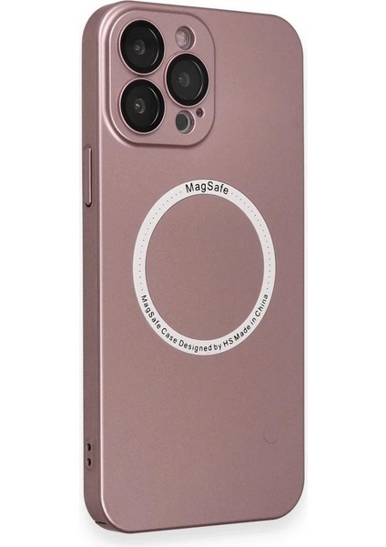 MYT09 iPhone 13 Pro Kılıf Jack Magneticsafe Lens Silikon - Rose Gold fiyatları