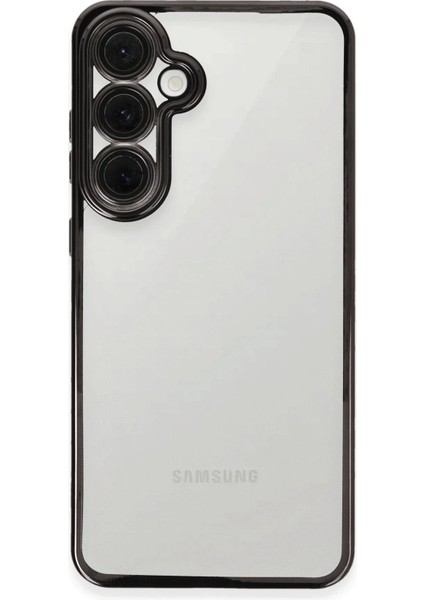 MYT09 Samsung Galaxy S24 Fe Kılıf Lensli Silikon - Siyah