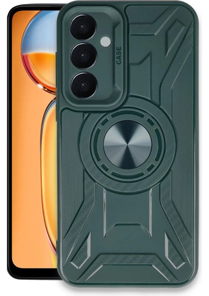 MYT09 Samsung Galaxy A05S Kılıf Lincoln Silikon - Koyu Yeşil