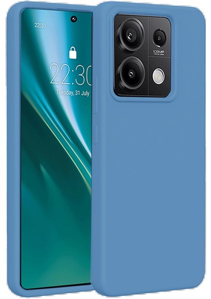 MYT09 Xiaomi Redmi Note 13 Pro 4g Kılıf First Silikon - Mavi