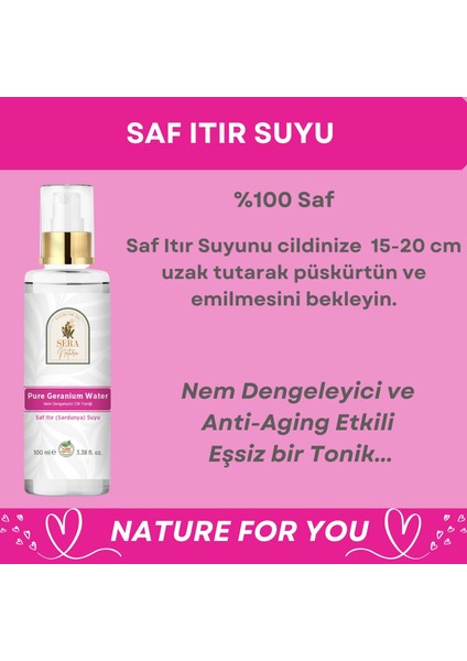 Sardunya (Itır) Hidrosolü 100 Ml. %100 Saf modelleri