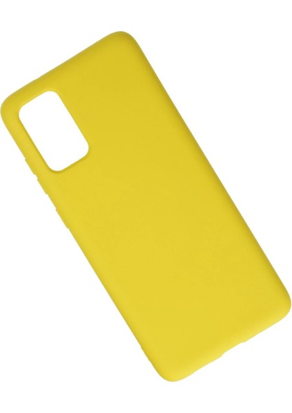 MYT09 Samsung Galaxy S20 Plus Kılıf Nano Içi Kadife Silikon - Sarı fiyatları