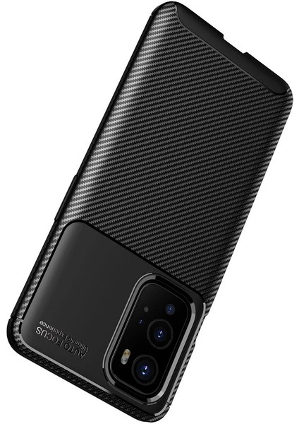 MYT09 One Plus 9 Pro Kılıf Auto Focus Karbon Kapak - Siyah indirimleri