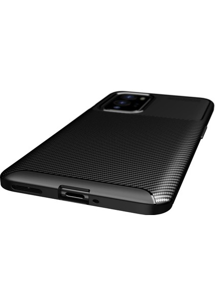 MYT09 One Plus 9 Pro Kılıf Auto Focus Karbon Kapak - Siyah