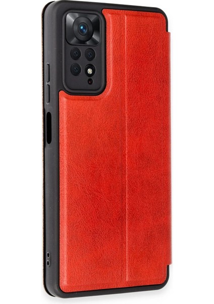 MYT09 Xiaomi Redmi Note 12 Pro 4g Kılıf Flip Cover - Kırmızı fiyatları