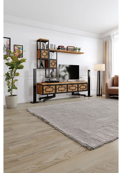 Orkide Tv Ünitesi - Size Özel Üretim - Gerçek Ağaç - Köknar