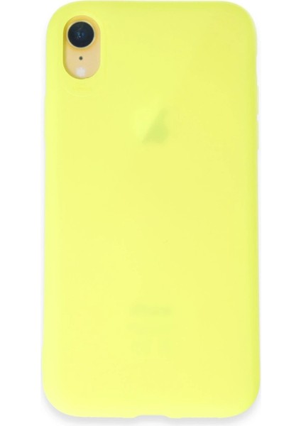 MYT09 iPhone Xr Kılıf First Silikon - Parlak Yeşil