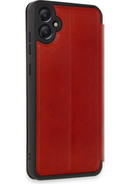 MYT09 Samsung Galaxy A05 Kılıf Flip Cover - Kırmızı fiyatları