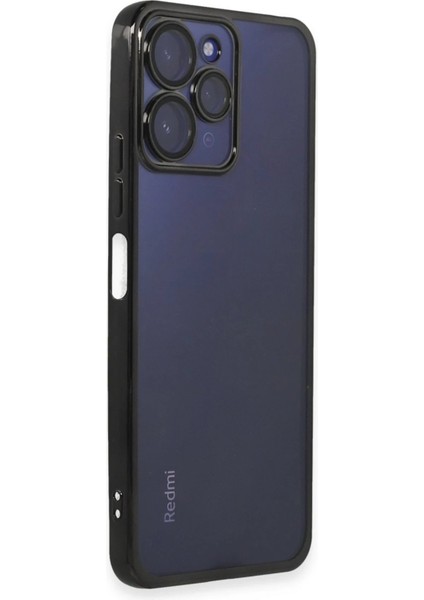 MYT09 Xiaomi Redmi 12 Kılıf Lensli Silikon - Siyah fiyatları