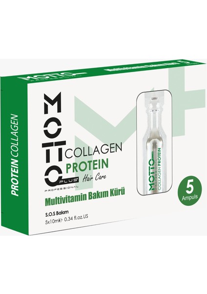 Multivitamin Collagen - Protein Acil Kurtarma Saç Bakım Kürü 5X10ML 5 Ampul fırsatları