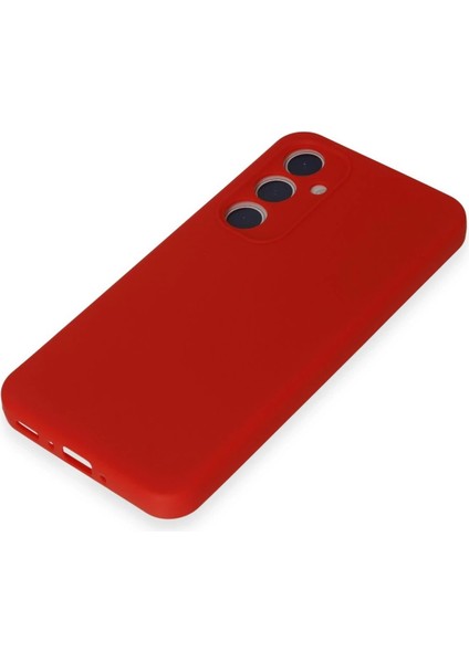 MYT09 Samsung Galaxy A15 4g Kılıf First Silikon - Kırmızı fırsatları