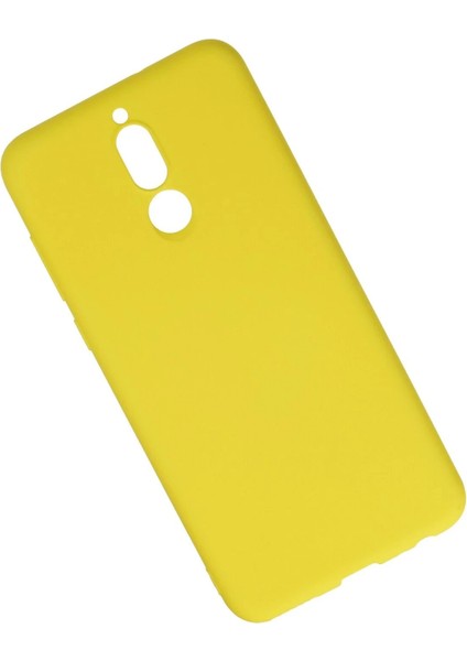 MYT09 Huawei Mate 10 Lite Kılıf Nano Içi Kadife Silikon - Sarı fiyatları
