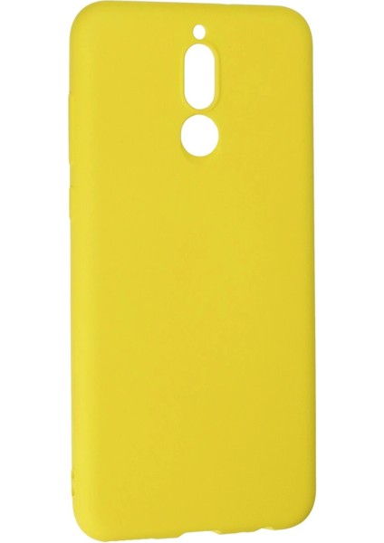 MYT09 Huawei Mate 10 Lite Kılıf Nano Içi Kadife Silikon - Sarı modelleri