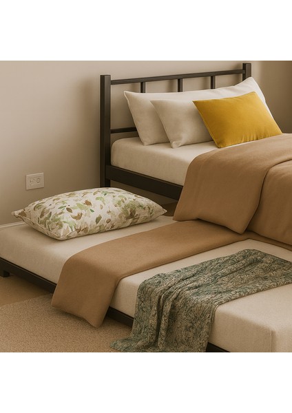 Atlas Yavrulu Metal Karyola 80 x 190-90 x 190 fiyatları